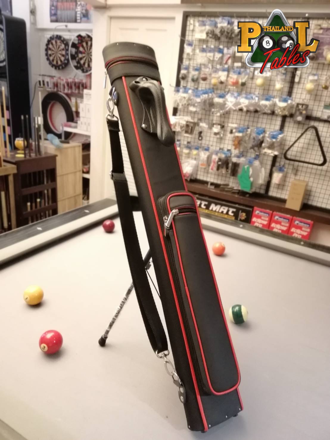 Pool Billiard Cue Stick Carry Case - GR8 Billiards Tripod Case 2x4 ราคา 6,500 บาท*ส่งฟรี