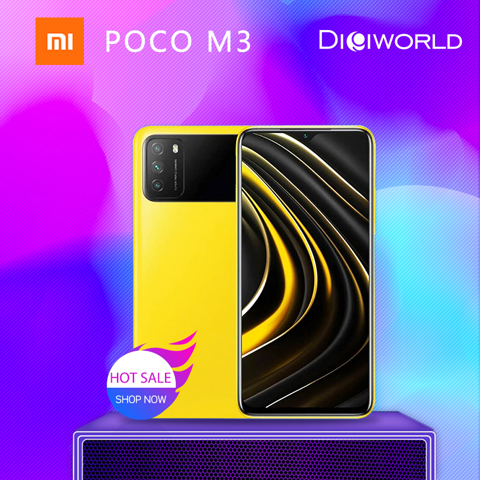 Xiaomi mi Pocophone POCO M3 (4+64G/128G)  รับประกันศูนย์ไทย 15 เดือน