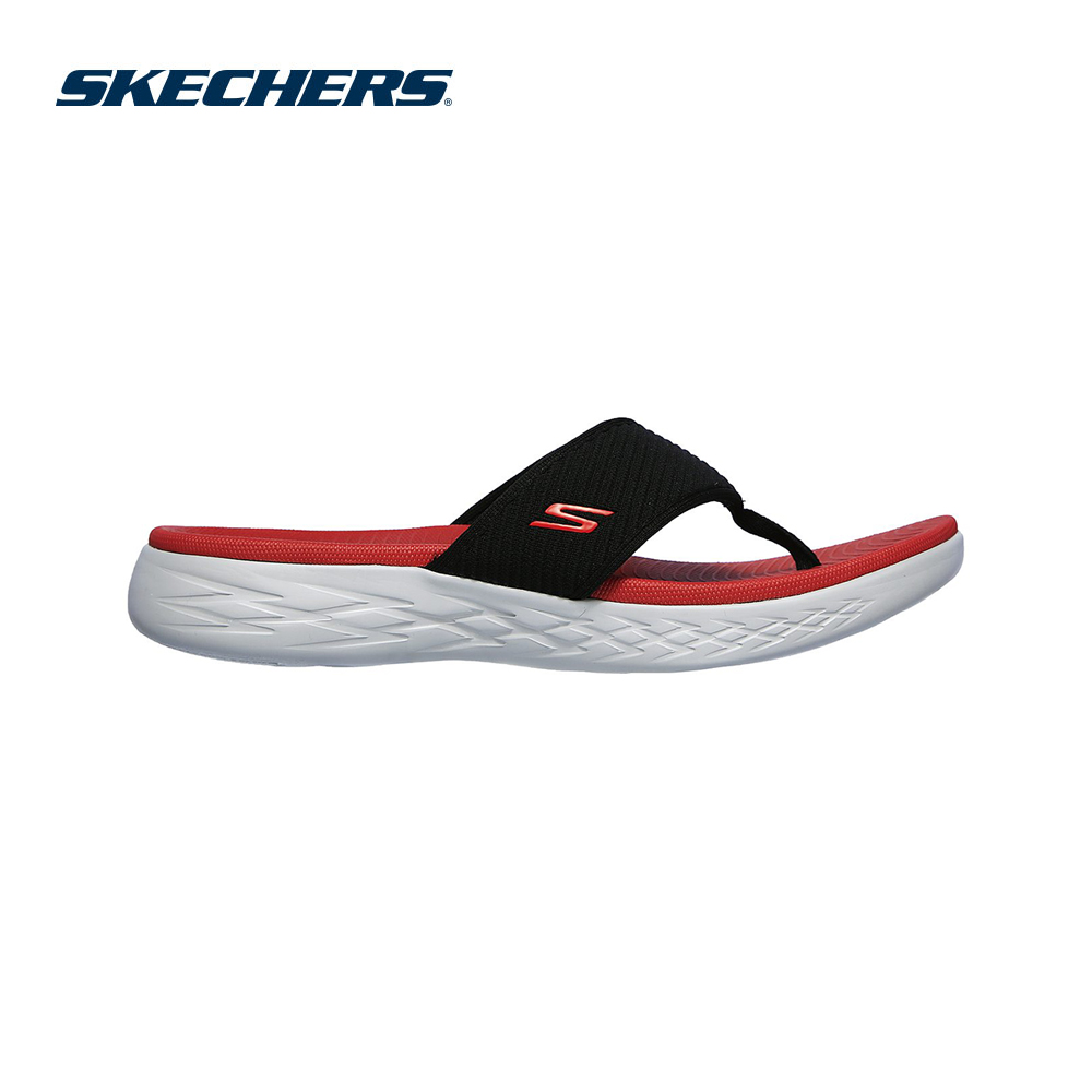 Skechers สเก็ตเชอร์ส รองเท้าแตะ ผู้ชาย On-The-GO600 Sandals Shoes - 55377-BKRD