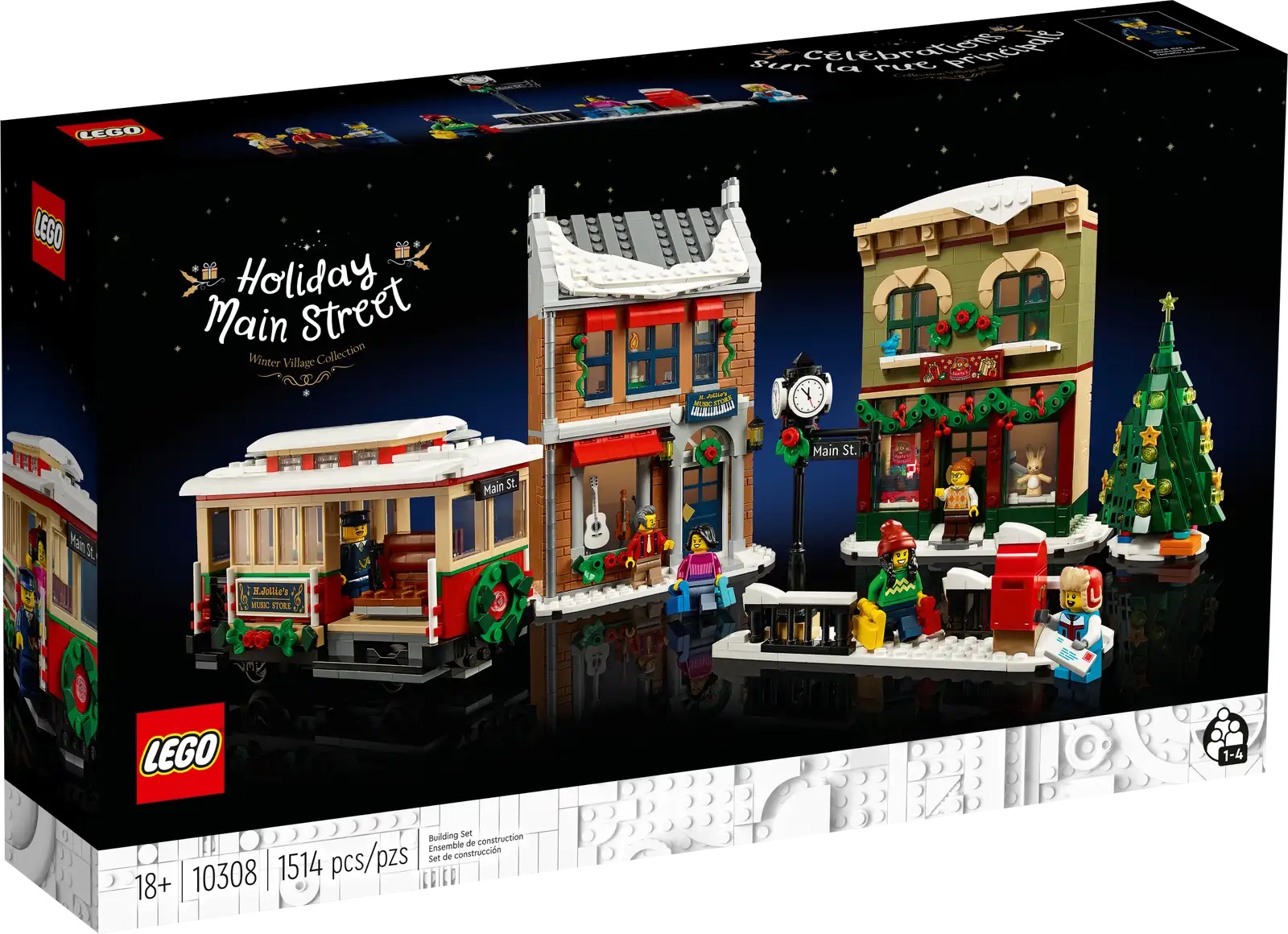 ของเล่นตัวต่อเสริมทักษะ LEGO Icons 10308 Holiday Main Street, Christmas Street, ของแท้, ยี่ห้อ , กล่องไม่เคยเปิด ราคา 4,650 บาท*ส่งฟรี