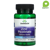 Swanson Zinc Picolinate 22 mg 60 Capsules แคปซูล