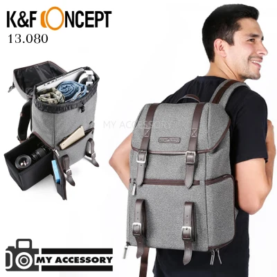 K&F Concept 13.080 DSLR Camera Backpack กระเป๋าสำหรับกล้อง