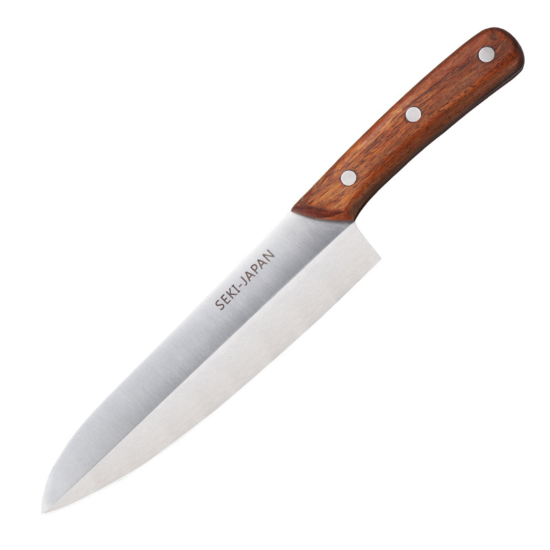 มีดทำครัวญีปุน มีดทำครัว มีดทำครัวคมๆ Professional Chef Knife Carbon Stainless Steel Cooking Knife Sharp Kitchen Knife Wooden Handle 8 Inch Chef's Knife มีดเชฟ มีดครัว