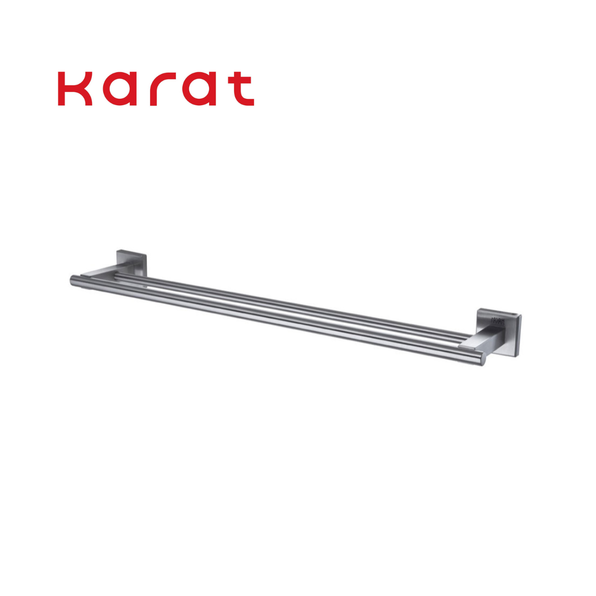 ราวแขวนผ้า ราวแขวนผ้าขนหนู ราวแขวนผ้าเช็ดตัว ราวตากผ้า ในห้องน้ำ KARAT รุ่น KB-42-632-ST ยาว 60 CM. สีโครเมี่ยม ราคา 1,495 บาท*ส่งฟรี
