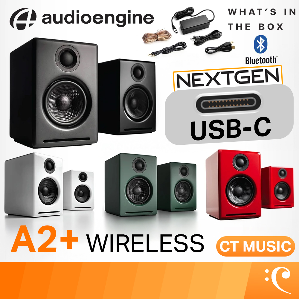[Ktmt Delivers Grab Immediately] Audioengine A2+ Next Gen Wireless Wireless Speakers, Bluetooth Speakers ราคา 15,400 บาท*ส่งฟรี