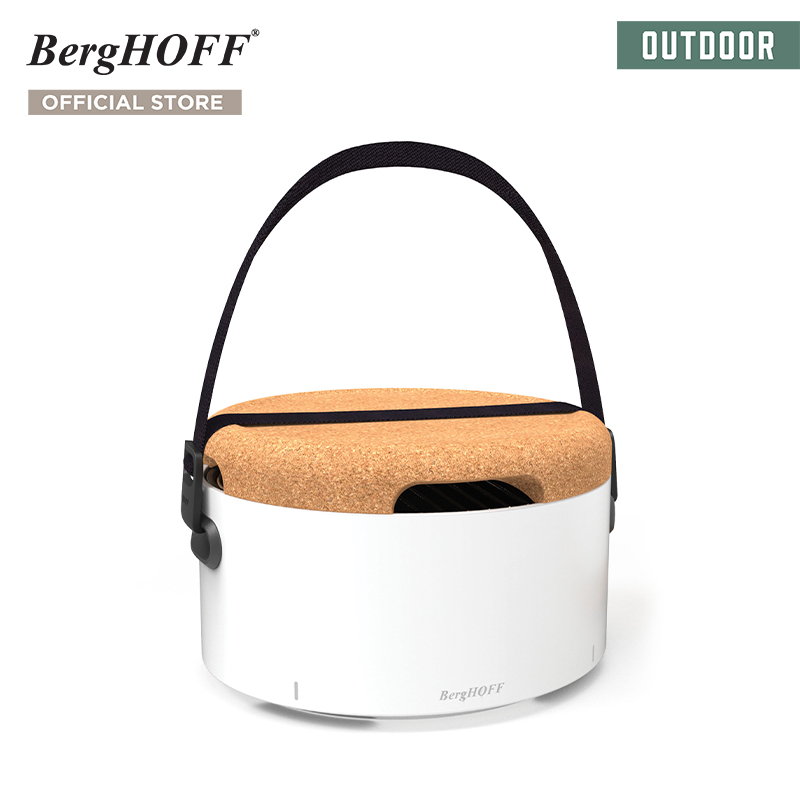 BergHOFF โต๊ะบาร์บีคิวเหล็กคาร์บอน รุ่น Outdoor ทนทาน 35 ซม สีขาว 2415600 ราคา 11,992 บาท*ส่งฟรี
