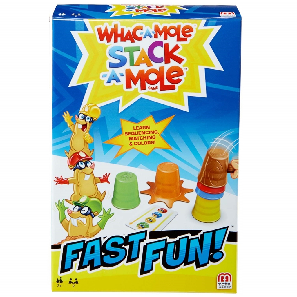 Mattel Whac A Mole Fast Fun Game Nacw 30ex เกม บอร์ดเกม แมทเทล ของแท้ ราคา 705 บาท*ส่งฟรี