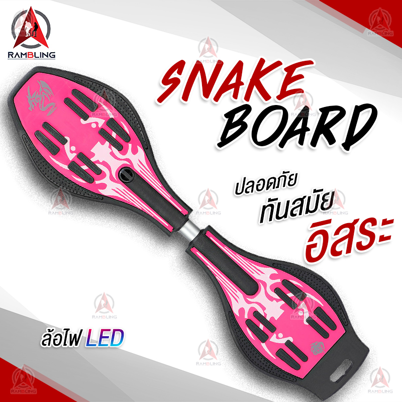 สเก็ตบอร์ด สเน็คบอร์ด สเน็คบอร์ดแบบ 2 ล้อ Snakeboard สเน็คบอร์ด เอ็กซ์ตรีม กีฬาสเน็คบอร์ด สมัยใหม่ โดนใจวัยรุ่น เล่นได้ทั้งผู้หญิงและผู้ชา