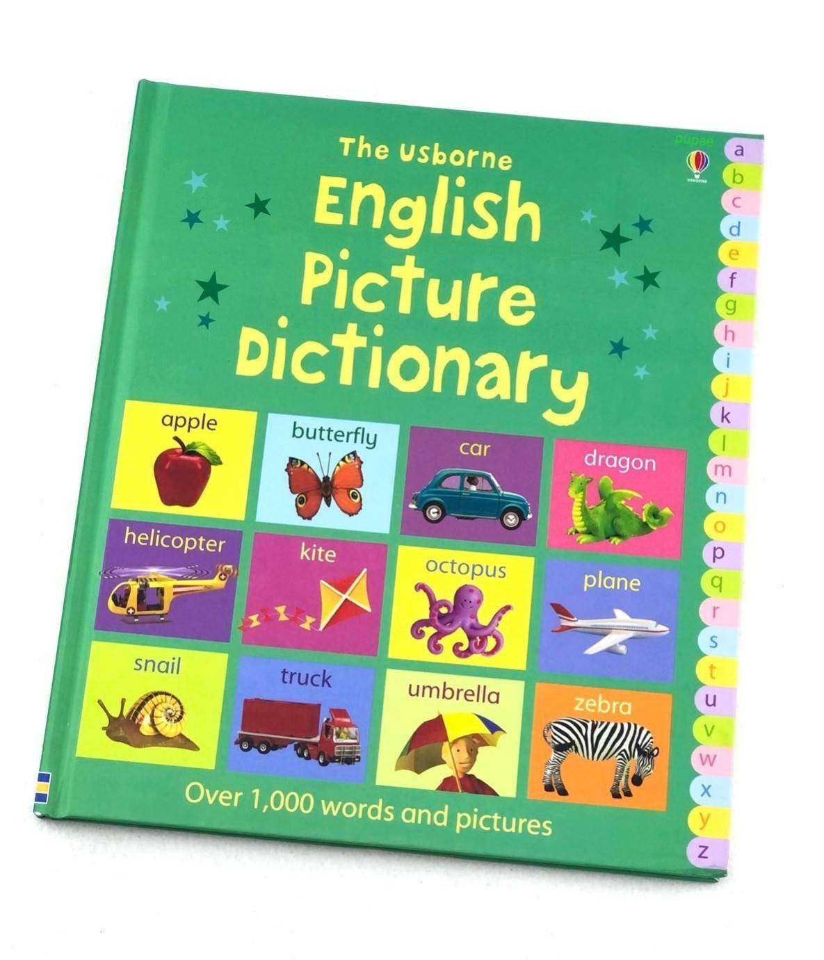 The Usborne English Picture Dictionary” หนังสือภาพพจนานุกรมคำศัพท์ ที่มีคำศัพท์ พื้นฐาน มากกว่า 1,000 คำ หนังสือเด็ก หนังสือภาษาอังกฤษสำหรับเด็ก