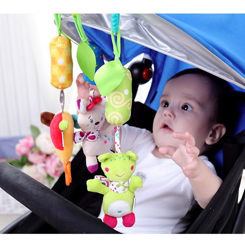 【BermaBaby】โมบายแขวนรถเข็น โมบายรถเข็น เขย่ามีเสียง โมบายกรุ๊งกริ๊ง โมบายคาร์ซีท โมบายเด็ก สําหรับแขวนรถเข็นเด็ก ราคา 70 บาท*ส่งฟรี