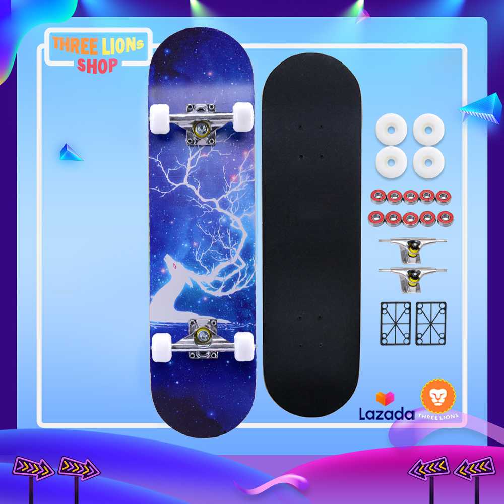 Skateboard? สเก็ตบอร์ด 80cm เด็ก สเก็ตบอร์ดผู้ใหญ่ สเก็ตบอร์ดคนโต สเกตบอร์ด