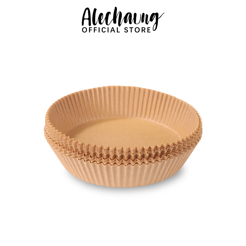 Alechaung กระดาษรองขนม 50 ชิ้น กระดาษรองทอด กระดาษไขรองอบ กระดาษรองหม้อทอด กระดาษรองหม้อ กระดาษรองอบ กระดาษไขรองขนม กระดาษหม้อทอด Air Fryer Paper ราคา 45 บาท*ส่งฟรี
