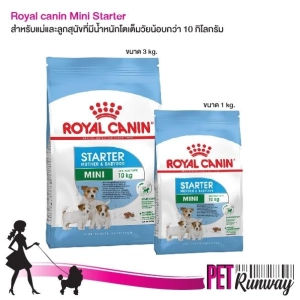 ภาพหน้าปกสินค้าRoyal canin Mini Starter สำหรับแม่และลูกสุนัขที่มีน้ำหนักโตเต็มวัยน้อยกว่า 10 กิโลกรัม อาหารสำหรับแม่และลูกสุนัข อาหารเม็ด อาหารสุนัข (แบบตัวเลือก) ซึ่งคุณอาจชอบราคาและรีวิวของสินค้านี้