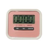 Digital Timer นาฬิกาจับเวลา เดินหน้าถอยหลัง รุ่น YGH115 (สีชมพู) ราคา 107 บาท*ส่งฟรี