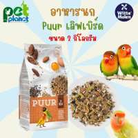 [ 2kg. ] อาหารนก Puur Lovebird อาหารสำหรับ นก นกแก้วขนาดเล็ก นกเลิฟเบิร์ด ฟอพัส ขนมนก อาหารสัตว์เลี้ยง
