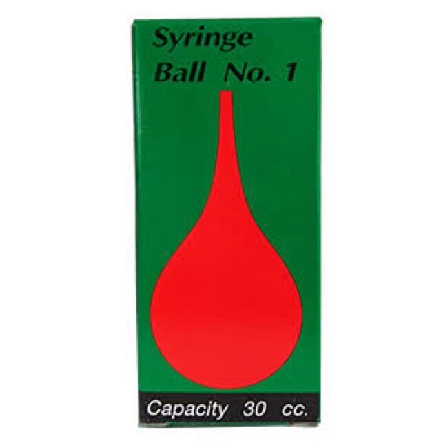 ลูกยางแดงเอนกประสงค์ ไซริงค์บอล เบอร์ 1 Syringe Ball No.1