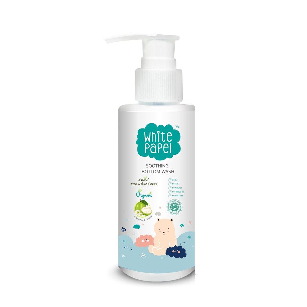 White Papel (ไวท์พาเพล) เจลล้างก้นเด็ก เจลทำความสะอาดก้นเด็ก ออร์แกนิค 120ml. ราคา 395 บาท*ส่งฟรี