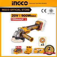 INGCO เครื่องเจียร์ไร้สาย 900W 20V CAGLI261021