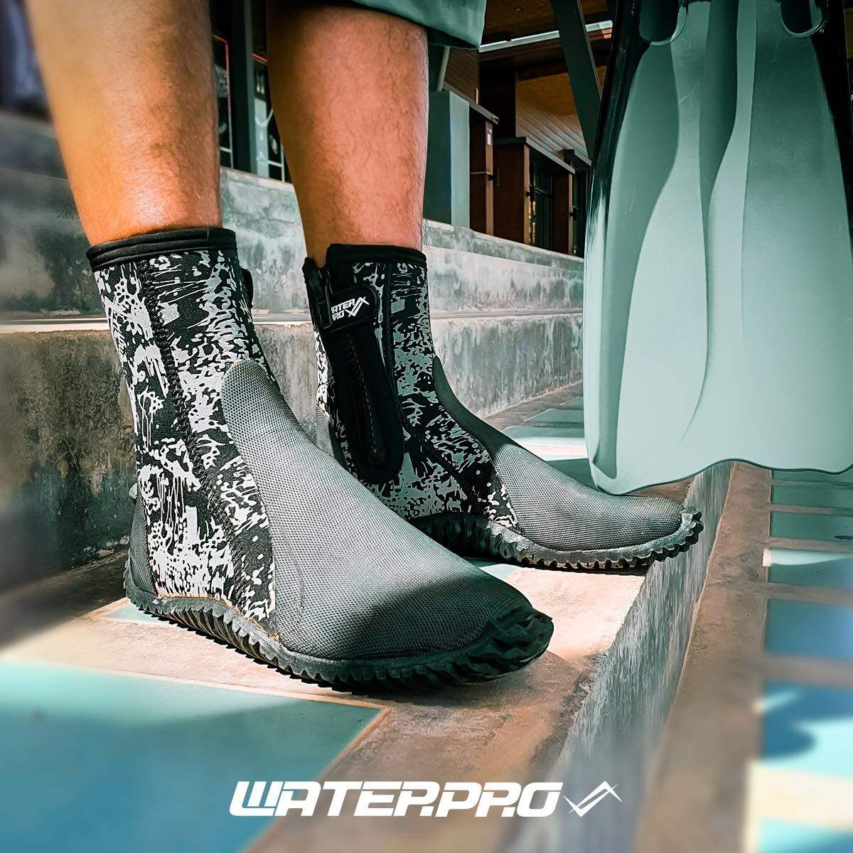 WATER PRO 5MM GS DIVING BOOTS / รองเท้าใส่ดำน้ำ