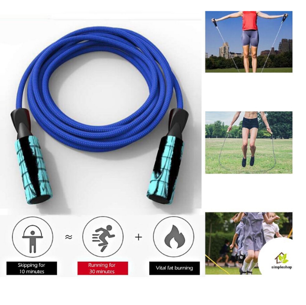 เชือกกระโดด เชือกกระโดดสำหรับออกกำลังกาย jumping rope เชือกออกกำลังกาย (สินค้าพร้อมส่ง)