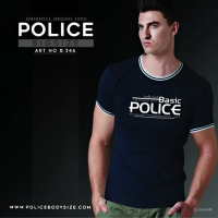 Police Bigsize ทรง Slim fit พอดีตัว สีขาวดำเทา