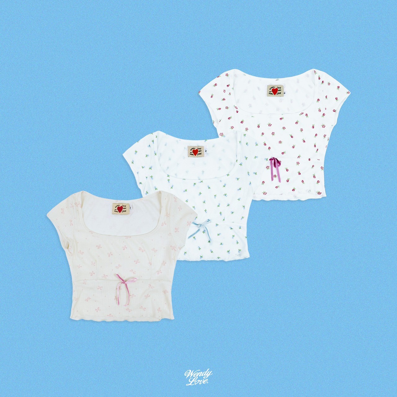 WENDYLOVE | Margot Top เสื้อครอป สุดน่ารัก ราคา 575 บาท*ส่งฟรี
