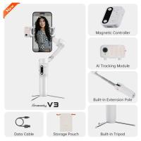 Hohem ไม้กันสั่นมือถือ รุ่น isteady V3 มีกล้องAi ติดตามใบหน้าไม่ต้องผ่านโปรแกรมใดๆ มีไฟเปลี่ยนสีได้