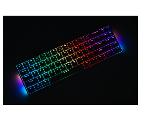 RK71 คีย์บอร์ด gaming keyboard RGB&แสงเดียว bluetooth 3.0 แป้นพิมพ์ Gaming Mechanical  คีย์บอร์ดเกม 71Keys