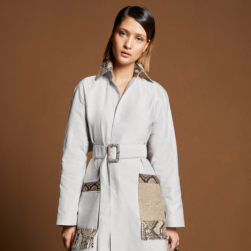 เสื้อสูทเบลเซอร์ เสื้อแจ็คเก็ตแฟชั่นทำงาน S'uvimol Zahara Coat - Natural โค้ทฟรีไซส์สีน้ำตาล [S'UVIMOL]
