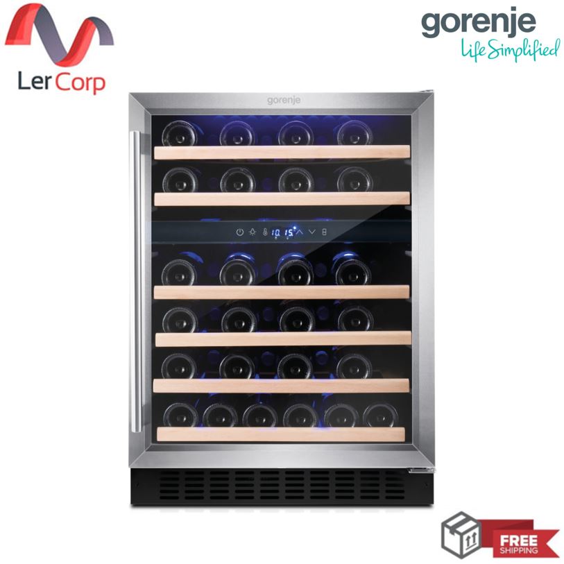 [0% 10 Months] (Gorenje) Wine Cooler Can Hold 46 Bottles Wciu609Ba2 ราคา 50,490 บาท*ส่งฟรี