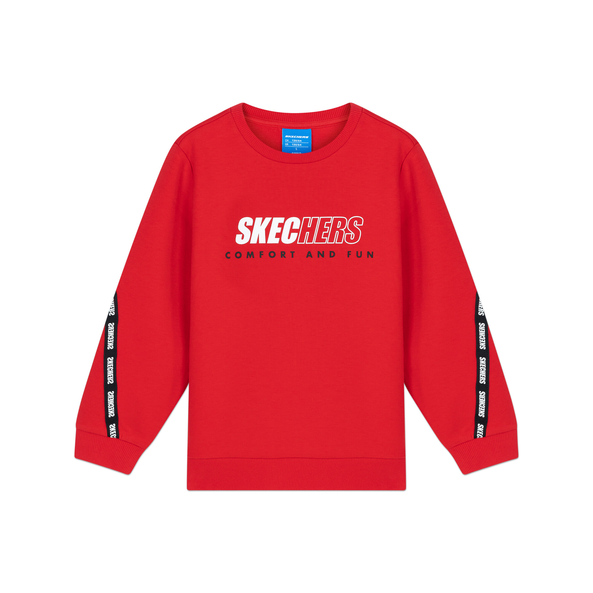Skechers สเก็ตเชอร์ส เสื้อสเวตเตอร์ เด็กผู้ชาย Pullover - L320B025-001W