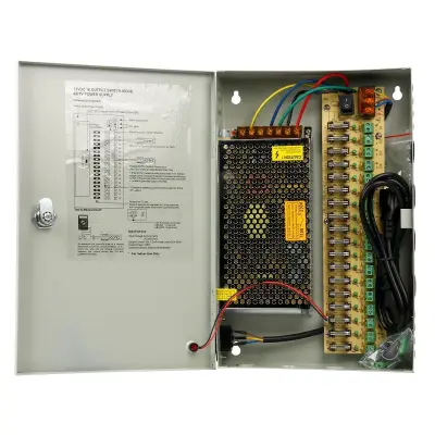 ตู้จ่ายไฟ 12 V 20A 240W Power Supply cctv box