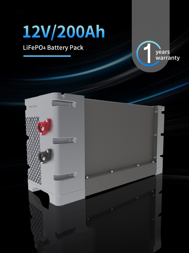 Battery รับประกัน 1 ปี แบตเตอรี่ ลิเธียม ฟอสเฟต Lithium Phosphate Lifepo4 12V 200 AH พร้อม BMS ในตัว