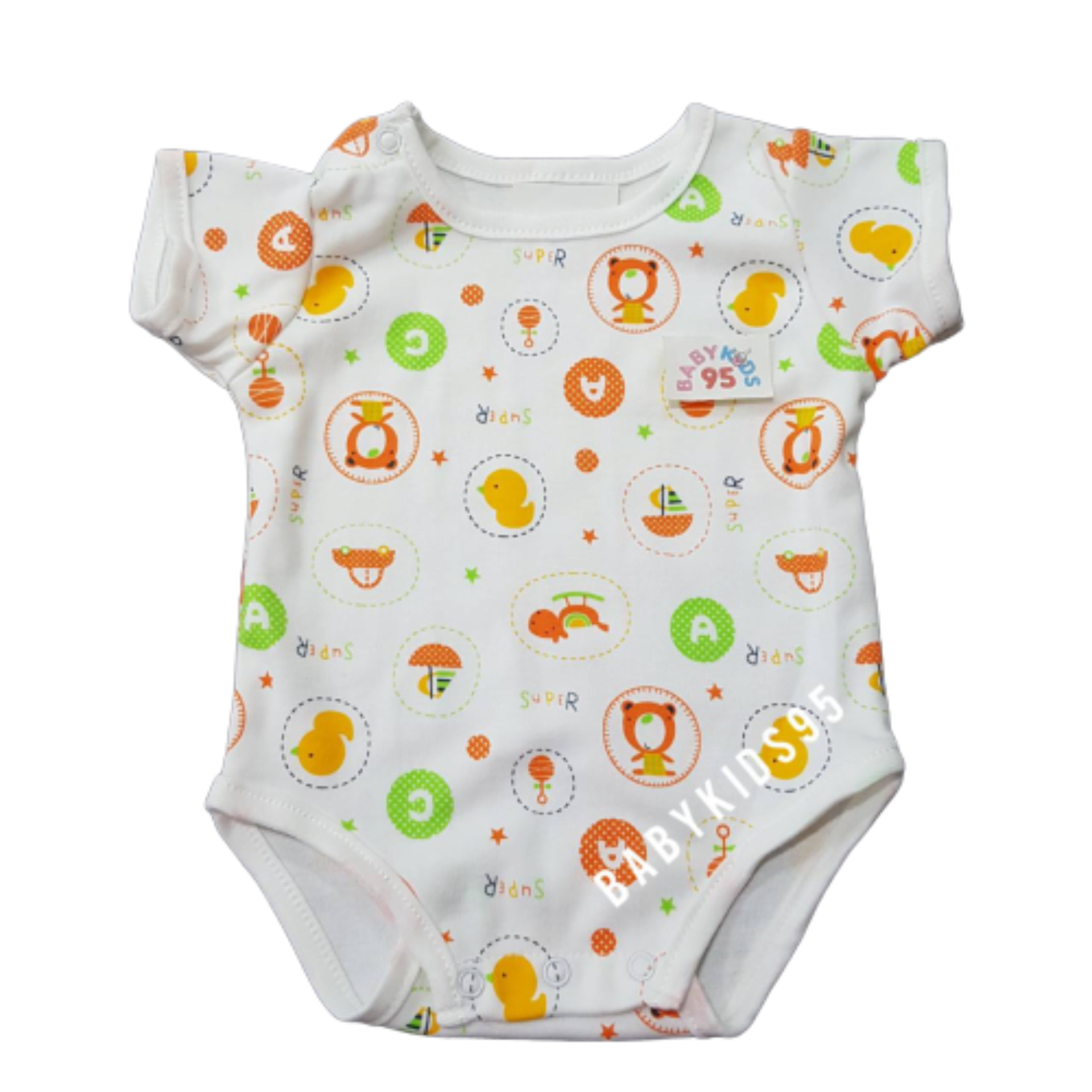 BABYKIDS95 บอดี้สูท เด็ก 0-3 เดือน ชุดเด็ก เสื้อผ้าเด็ก Body suite Romper for Baby or Infant 0-3 months old ( 3M THR )