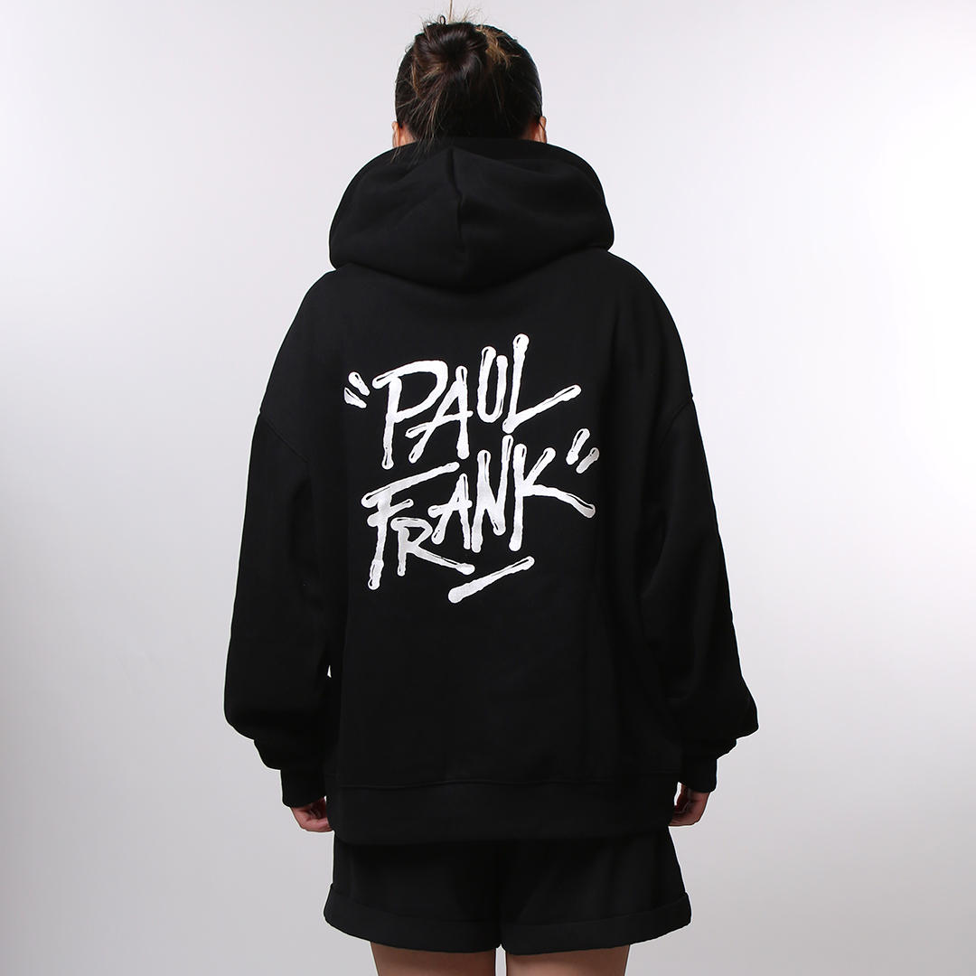 PAUL FRANK เสื้อฮู้ด BLACK ON BLACK CLASSIC ZIP HOOD ราคา 2,621 บาท*ส่งฟรี