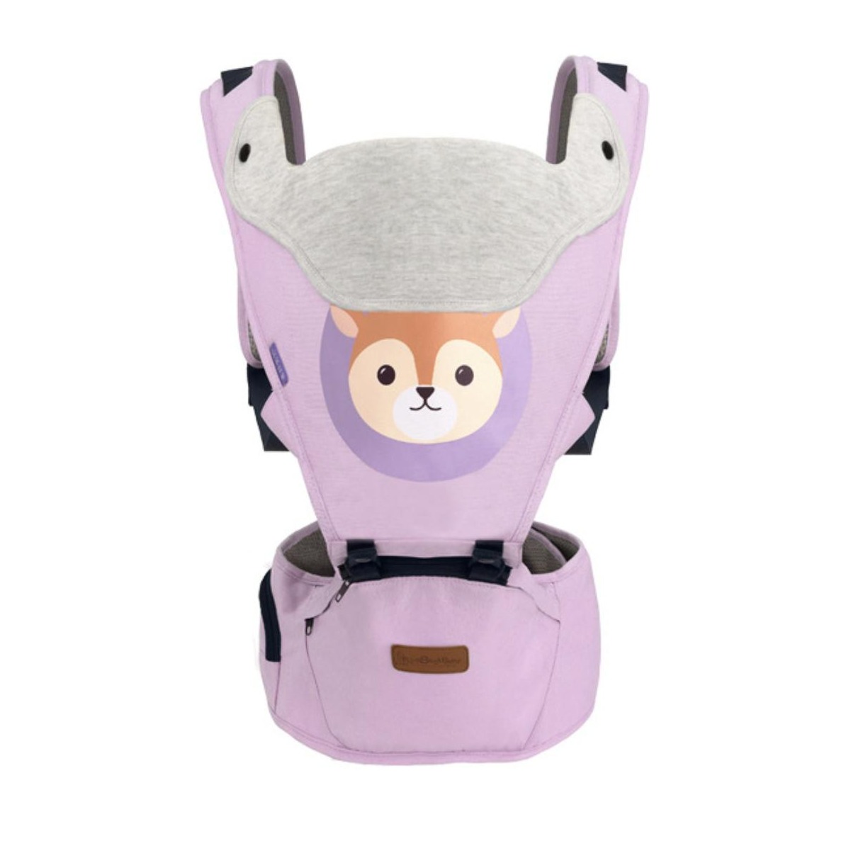 Best Baby เป้อุ้มเด็ก Baby Carriers Backpack Hipseat 4in1 สามารถนั่งและนอนได้ สะพายหน้าและสะพายหลังได้ (แรกเกิด-3ปี)/สีม่วง