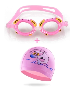 ภาพหน้าปกสินค้าชุดแว่นตาว่ายน้ำ กันน้ำ เด็ก สำหรับทั้งหญิง และชาย แว่นตาว่ายน้ำ ชุดหมวกว่ายน้ำ ที่เกี่ยวข้อง