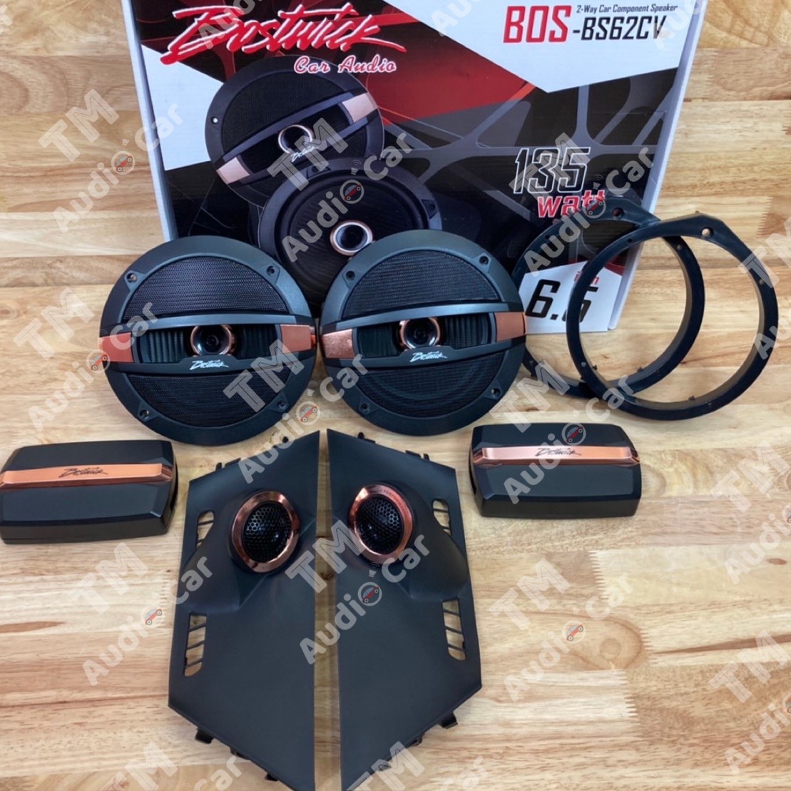 หูช้างตรงรุ่น HONDA JAZZ 2014-2024 ลำโพงแยกชิ้น 6.5” BOSTWICK BOS-BS62CV + ฐานรองลำโพงตรงรุ่น จำนวน 1คู่ ราคา 3,500 บาท*ส่งฟรี