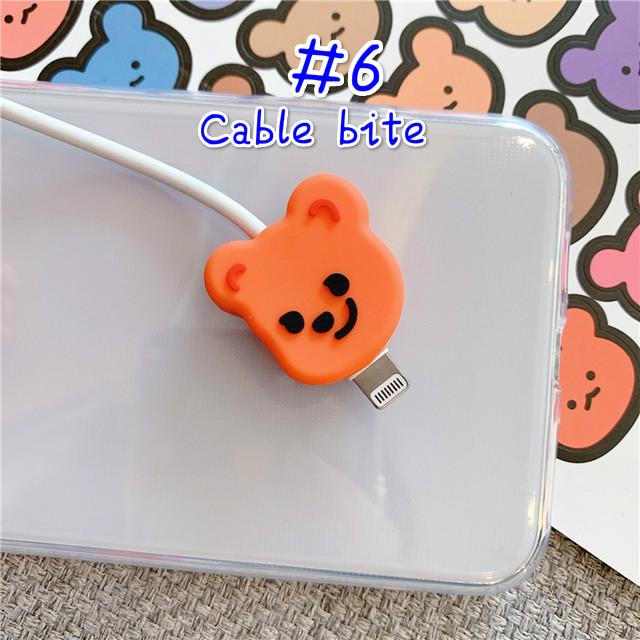 INS Cable Bite Protection rนอมสายชาร์จลายการ์ตูน