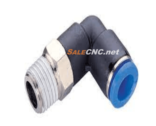 ข้อต่อฟิต งอ air fitting joint m6 เกลียว12.7 mm SL6-02 อะไหล่เครื่องเสียบไม้ อุปกรณ์เครื่องเสียบไม้ Skewer machine Skewering ราคา 60 บาท*ส่งฟรี