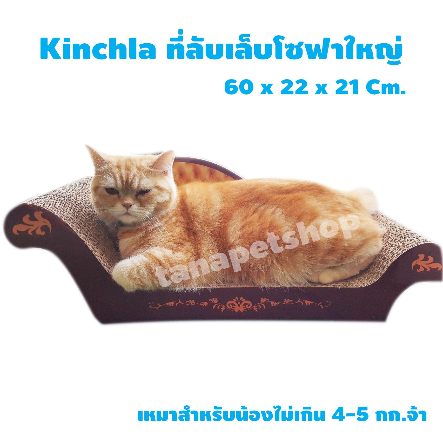 Kinchla ที่ลับเล็บแมว แบบโซฟาใหญ่ ขนาด 60 x 22 x 21 cm 1 ชิ้น