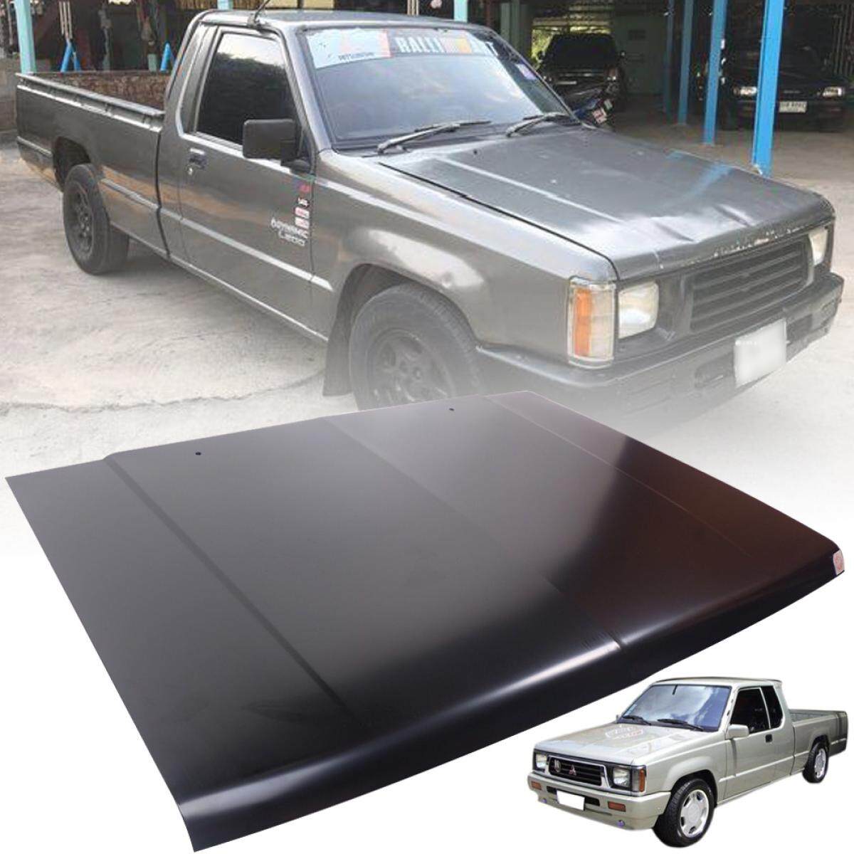 ฝากระโปรงหน้า รถยนต์ รุ่น มิตซูบิชิ ไซโคลน MITSUBISHI CYCLONE L200 ปี 1987 - 1992 สีดำด้าน 1 ชิ้น