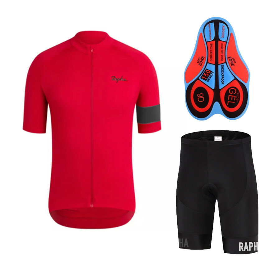 เสื้อจักรยาน / กางเกงปั่นจักรยาน เป้าGEL9D (แดง)