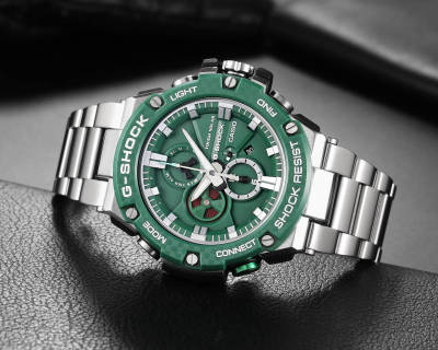 Casio G-Shock นาฬิกาข้อมือผู้ชายแฟชั่นรุ่นใหม่ที่นิยม สายเหล็ก รุ่น GST-B100D,GST-B100D-1A หน้าปัด44mm มีประกัน Casio G-Shock นาฬิกาข้อมือผู้ชายแฟชั่นรุ่นใหม่ที่นิยม สายเหล็ก รุ่น GST-B100D,GST-B100D-1A หน้าปัด44mm มีประกัน