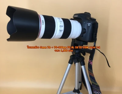 โมเดล Canon 7D + 70-200mm F2.8L IS II USM ขนาด 1:1