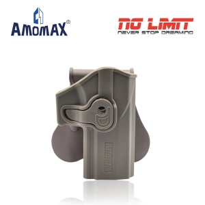 สินค้า ซองปืน ปลดไว Amomax รุ่น (AM-P320) สำหรับโมเดล SIG M18 / WE P320 (Compact) ซองแข็ง กันน้ำ ทำจาก Polymer ปรับขนาดได้ ซองปรับได้ 360 องศา