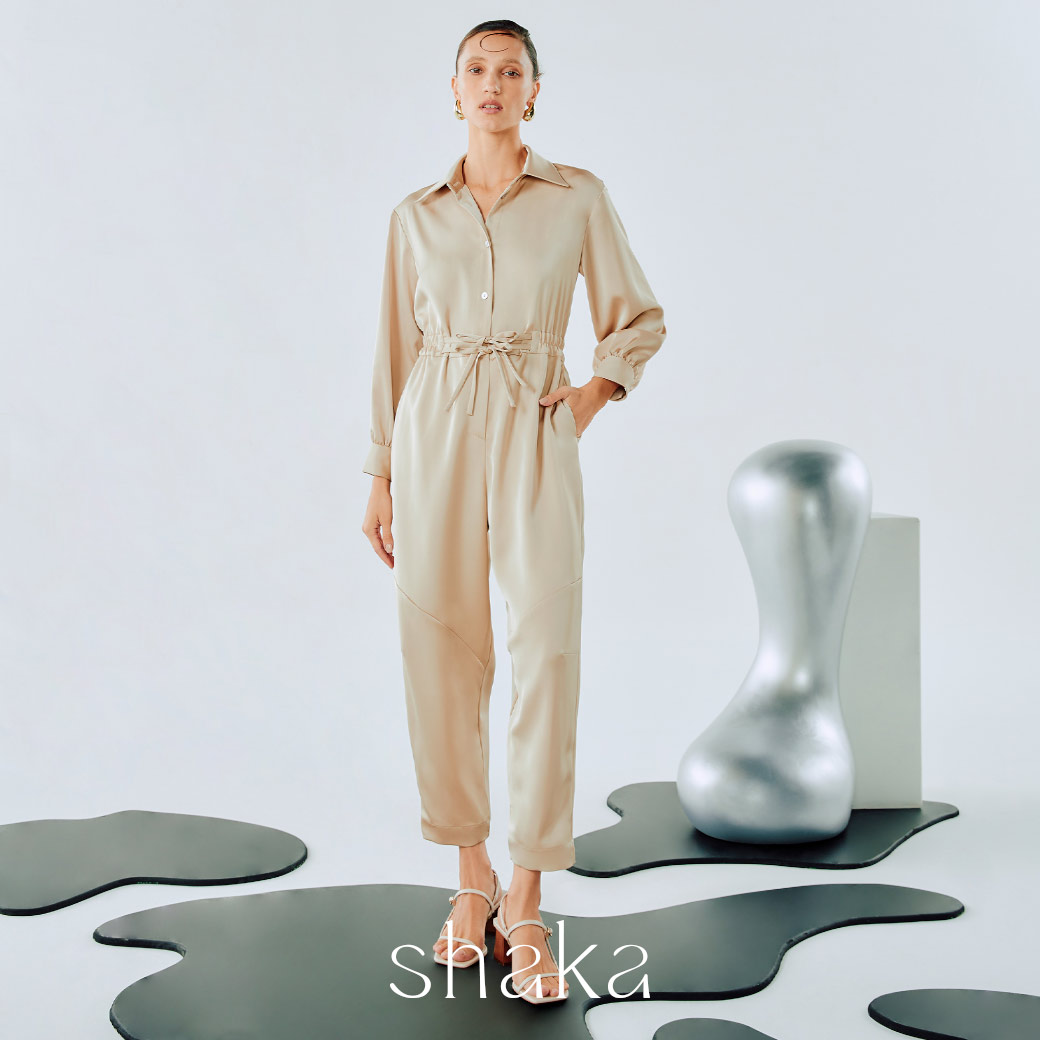 Shaka AW24 Satin Jumpsuit ราคา 4,455 บาท*ส่งฟรี