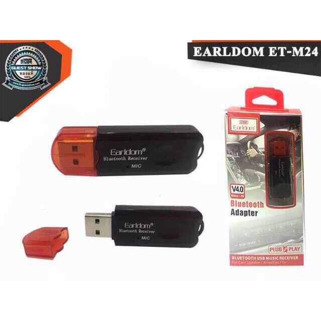 Earldom ET-M24 ตัวรับสัญาณบลูทูธแบบ USB ET-M24 ตัวรับสัญาณบลูทูธแบบ USB