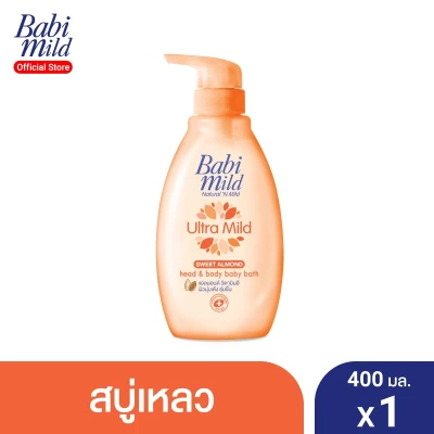 Babi Mild Bath Gel Ultra Mild Sweet Almond Head and body bath 400 ml