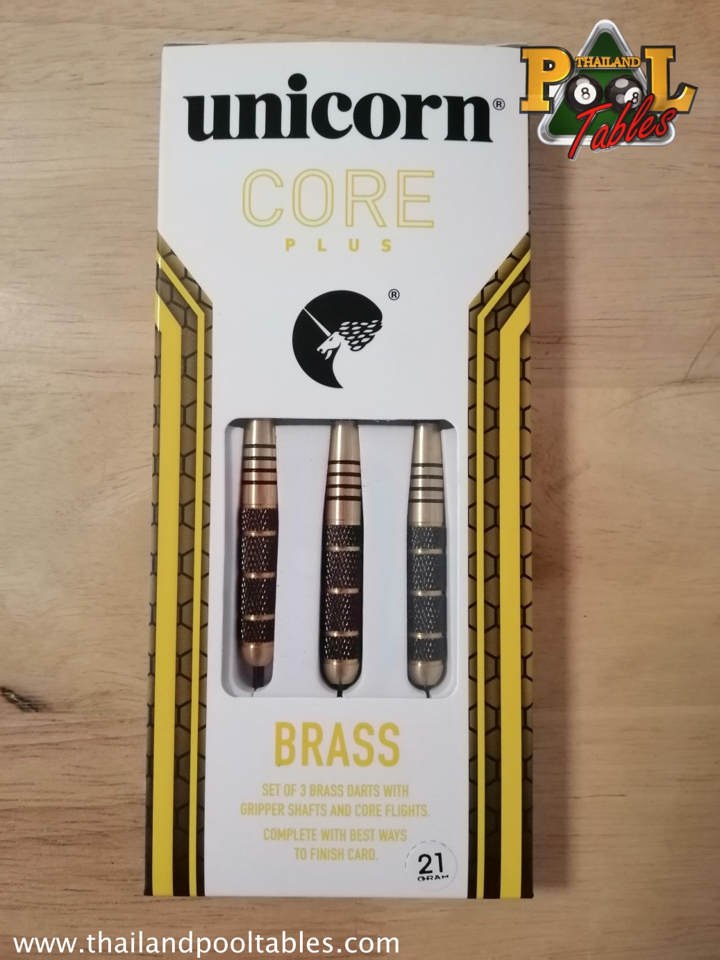 Unicorn Darts Core Plus Brass Darts, Weight 21 - 27g ราคา 550 บาท*ส่งฟรี